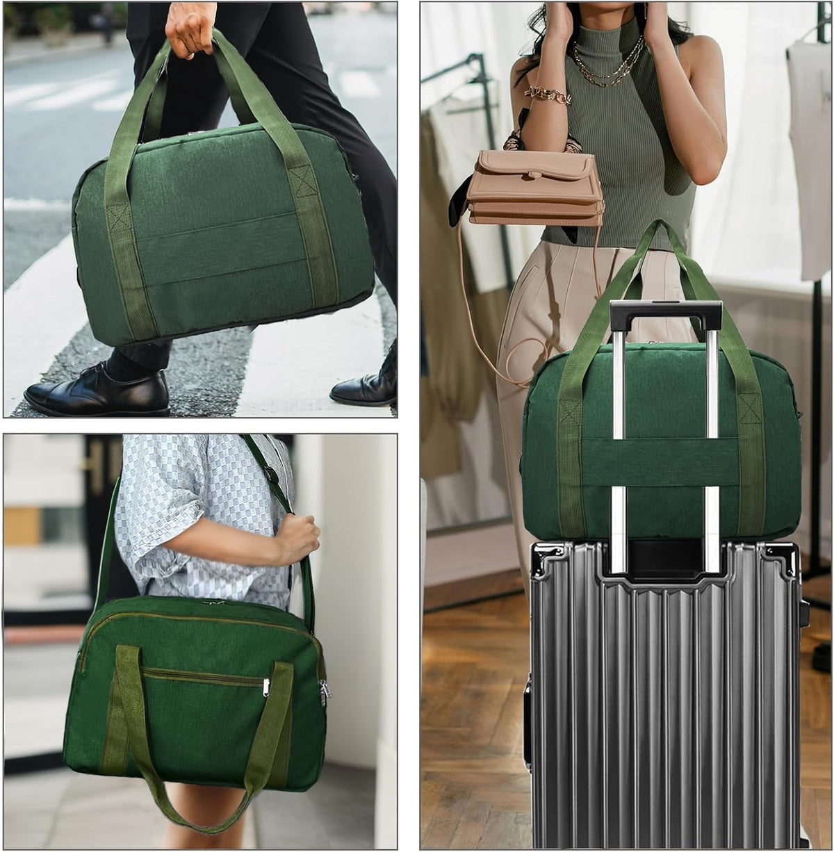 Carry on Bag with Laptop Compartment & Wet Pocket 15.6 Inch Underseat Personal Item Travel Bag Travel Duffel Bag