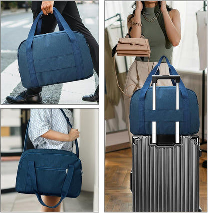 Carry on Bag with Laptop Compartment & Wet Pocket 15.6 Inch Underseat Personal Item Travel Bag Travel Duffel Bag