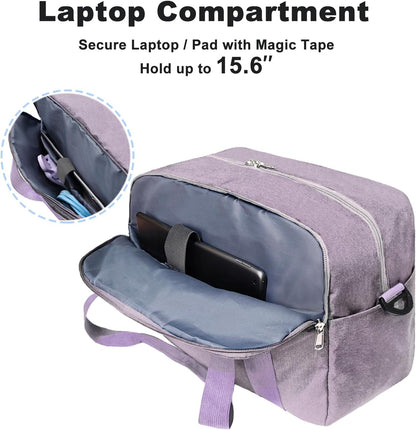 Carry on Bag with Laptop Compartment & Wet Pocket 15.6 Inch Underseat Personal Item Travel Bag Travel Duffel Bag