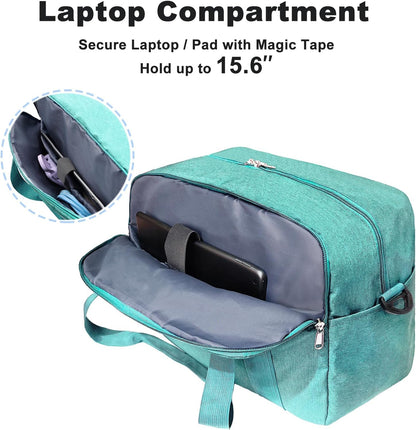 Carry on Bag with Laptop Compartment & Wet Pocket 15.6 Inch Underseat Personal Item Travel Bag Travel Duffel Bag