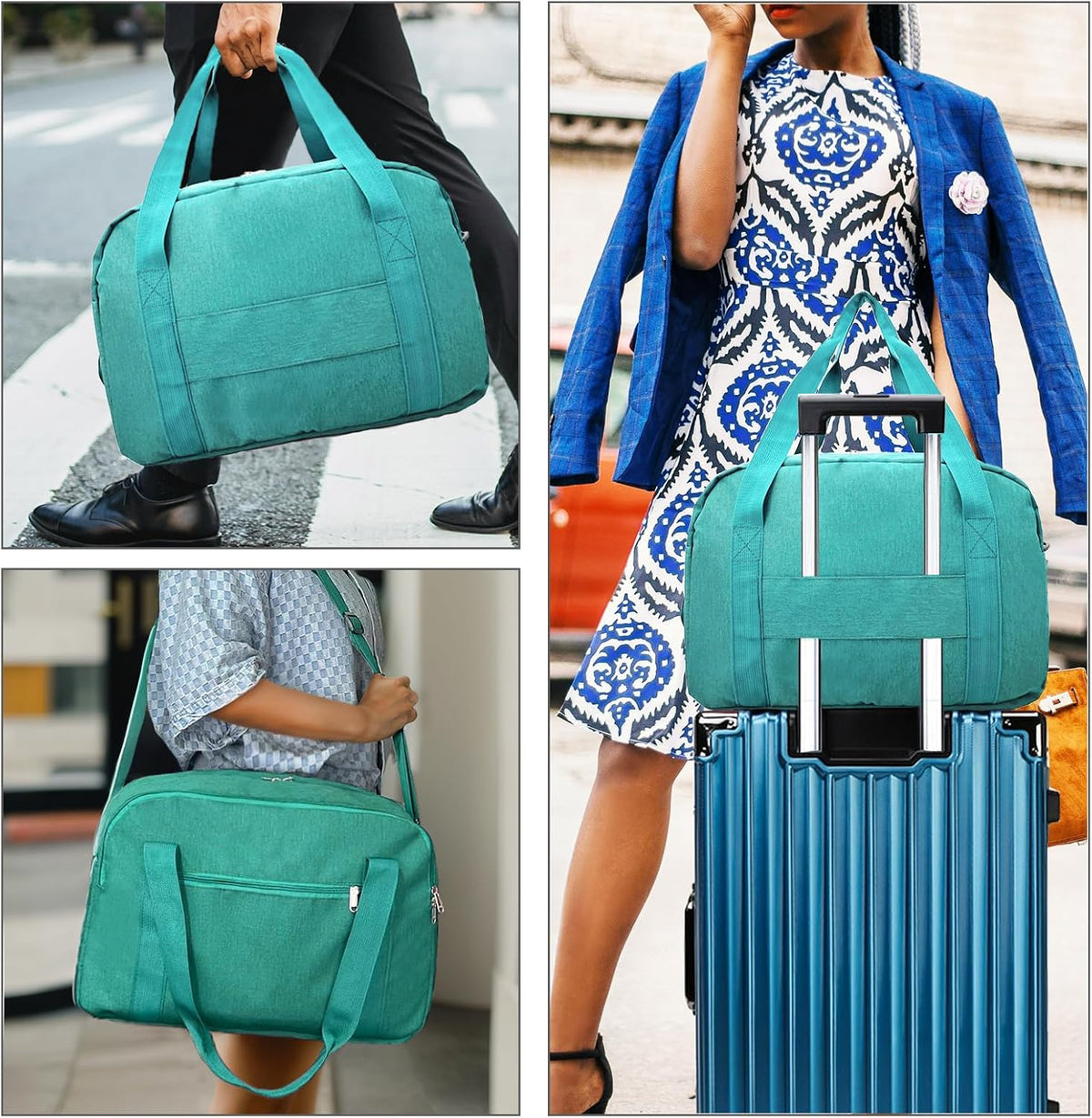 Carry on Bag with Laptop Compartment & Wet Pocket 15.6 Inch Underseat Personal Item Travel Bag Travel Duffel Bag
