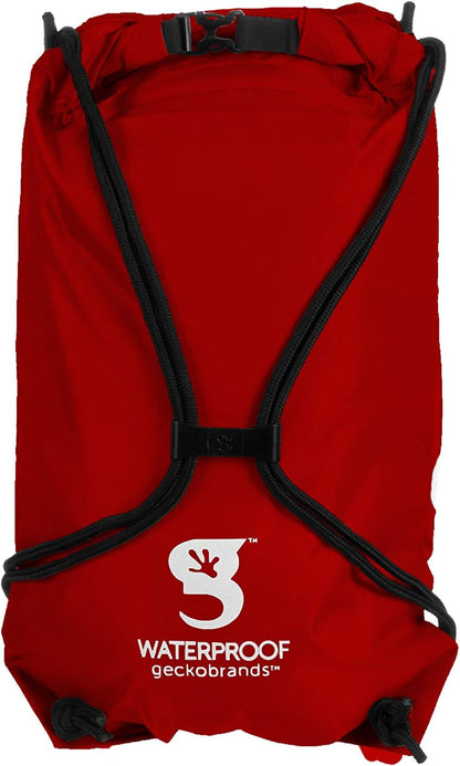 Embark 10L Drawstring Backpack – Waterproof, Lightweight Dry Bag for Beach, Hiking, and Light Water Activities - Colors A