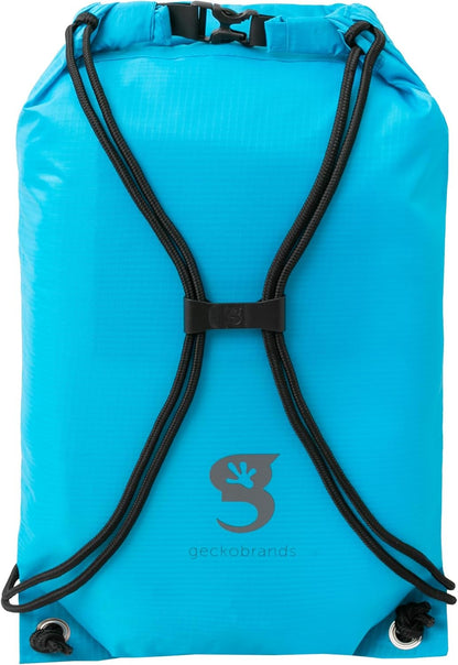 Embark 10L Drawstring Backpack – Waterproof, Lightweight Dry Bag for Beach, Hiking, and Light Water Activities - Colors A