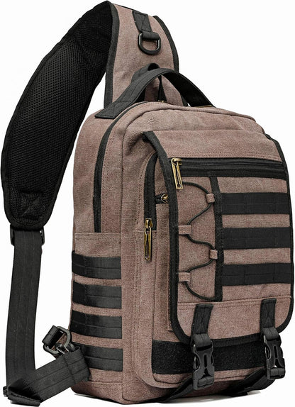 Sling Bags Chest Shoulder Backpacks, Laptop Backpack Crossbody Messenger Bag Travel Outdoor Men Women
