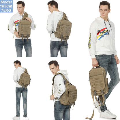 Sling Bags Chest Shoulder Backpacks, Laptop Backpack Crossbody Messenger Bag Travel Outdoor Men Women