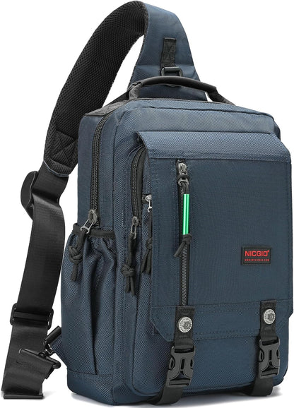 Sling Bags Chest Shoulder Backpacks, Laptop Backpack Crossbody Messenger Bag Travel Outdoor Men Women