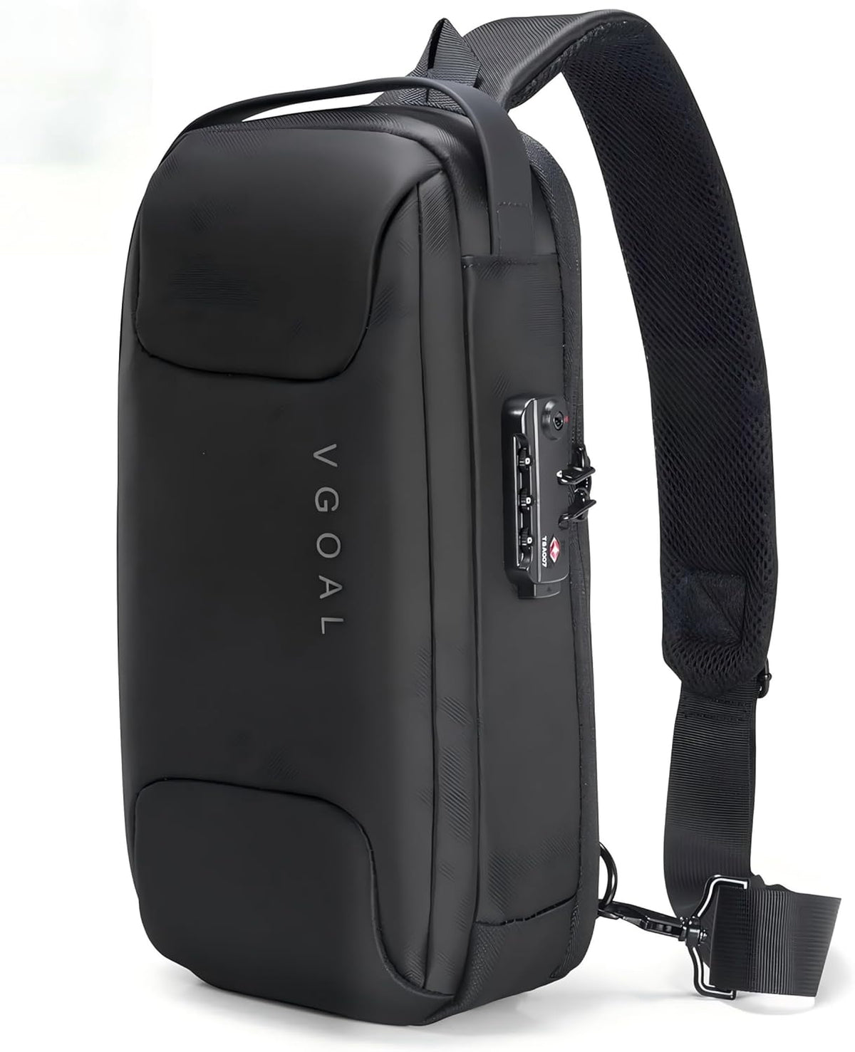 Laptop Sling Backpack Anti Theft Bag,Hiking Daypack 13 Inch Waterproof Nylon Travel Bags for Men, Single Shoulder Camping Dayback with USB Charging Port for Traveling