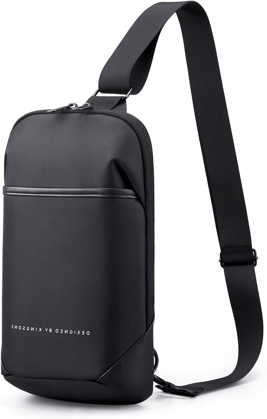 Laptop Sling Backpack Anti Theft Bag,Hiking Daypack 13 Inch Waterproof Nylon Travel Bags for Men, Single Shoulder Camping Dayback with USB Charging Port for Traveling