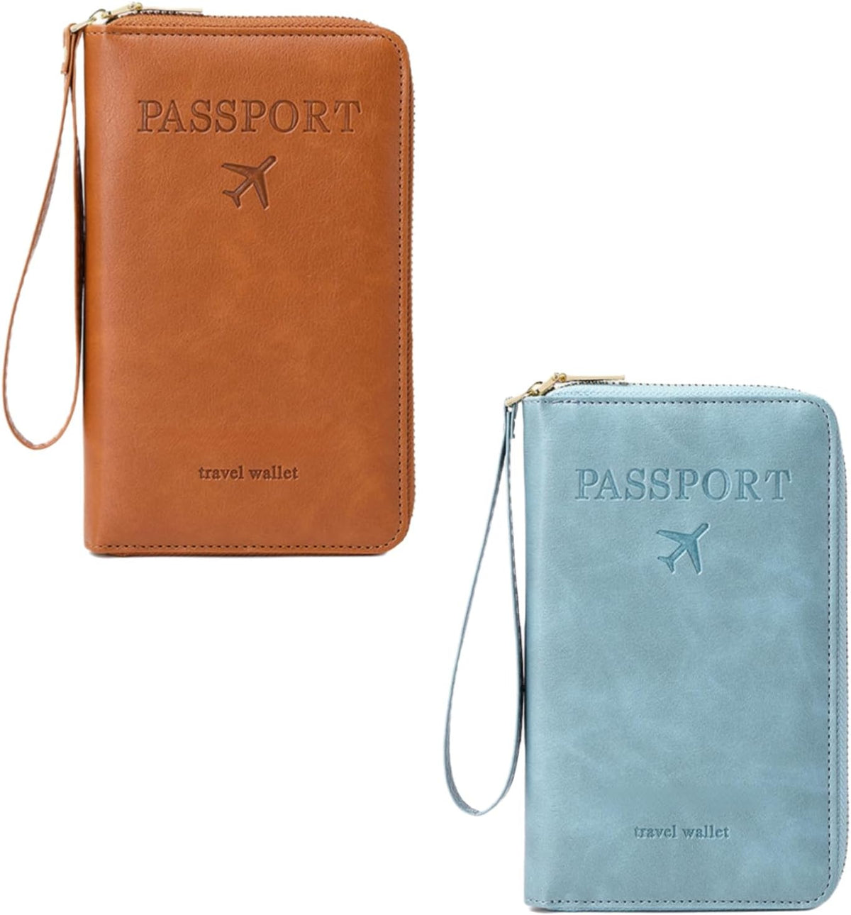 RFID Passport Holder for Travel - Cruise Essentials 2025 with RFID Blocking Sleeves | Anti-Theft Travel Wallet Document Organizer for Women & Men (Pink)