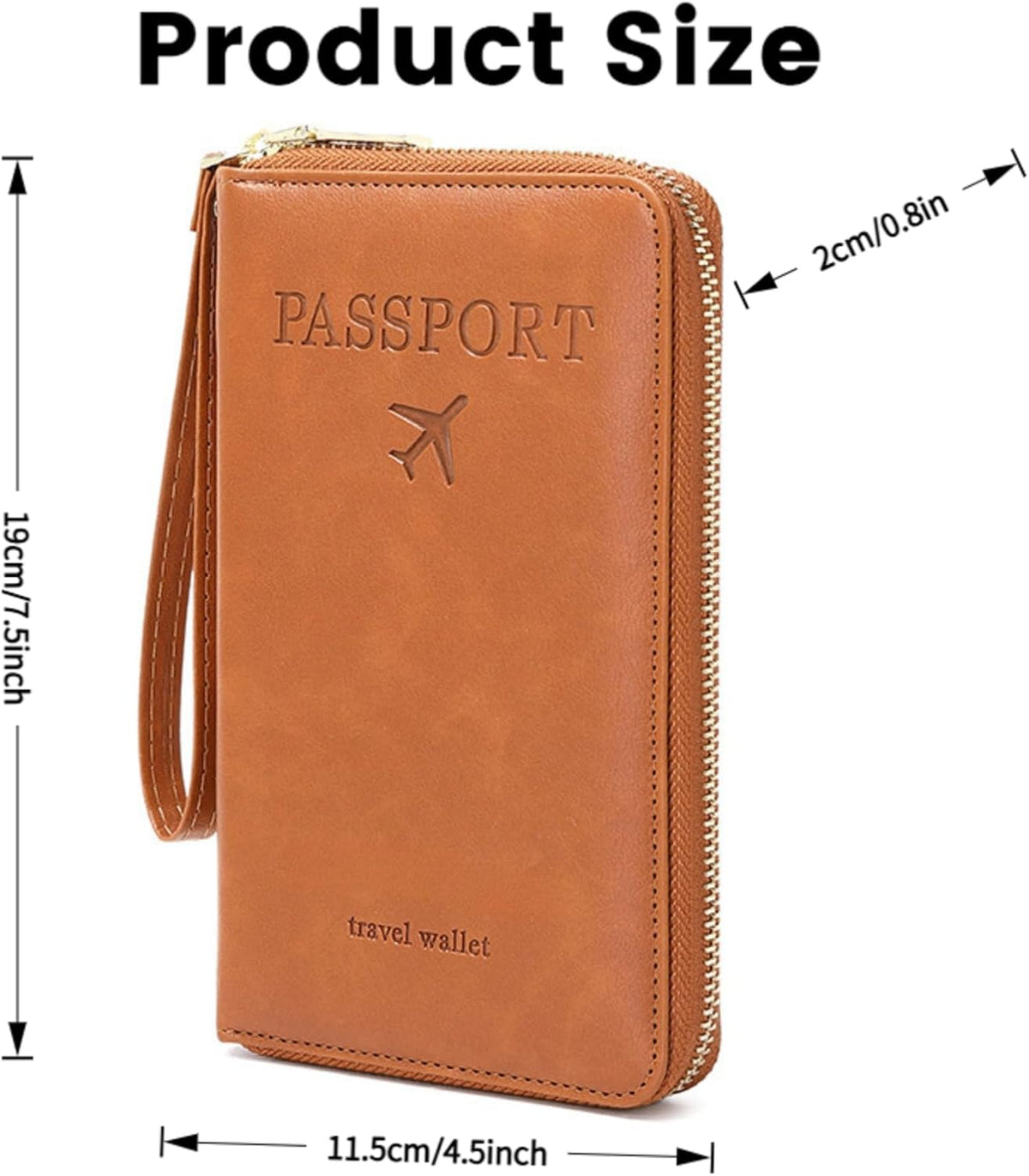 RFID Passport Holder for Travel - Cruise Essentials 2025 with RFID Blocking Sleeves | Anti-Theft Travel Wallet Document Organizer for Women & Men (Pink)