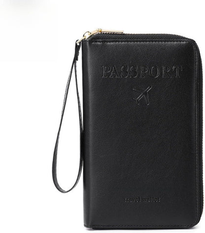 RFID Passport Holder for Travel - Cruise Essentials 2025 with RFID Blocking Sleeves | Anti-Theft Travel Wallet Document Organizer for Women & Men (Pink)