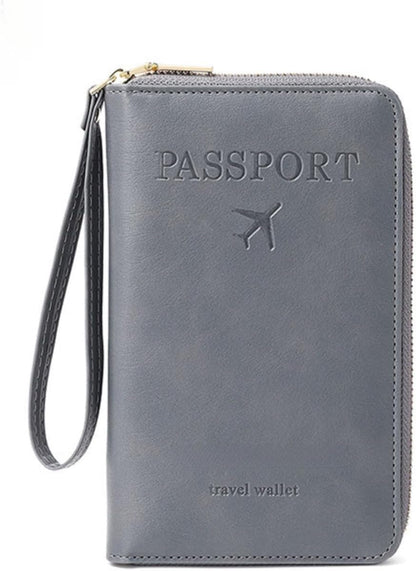 RFID Passport Holder for Travel - Cruise Essentials 2025 with RFID Blocking Sleeves | Anti-Theft Travel Wallet Document Organizer for Women & Men (Pink)