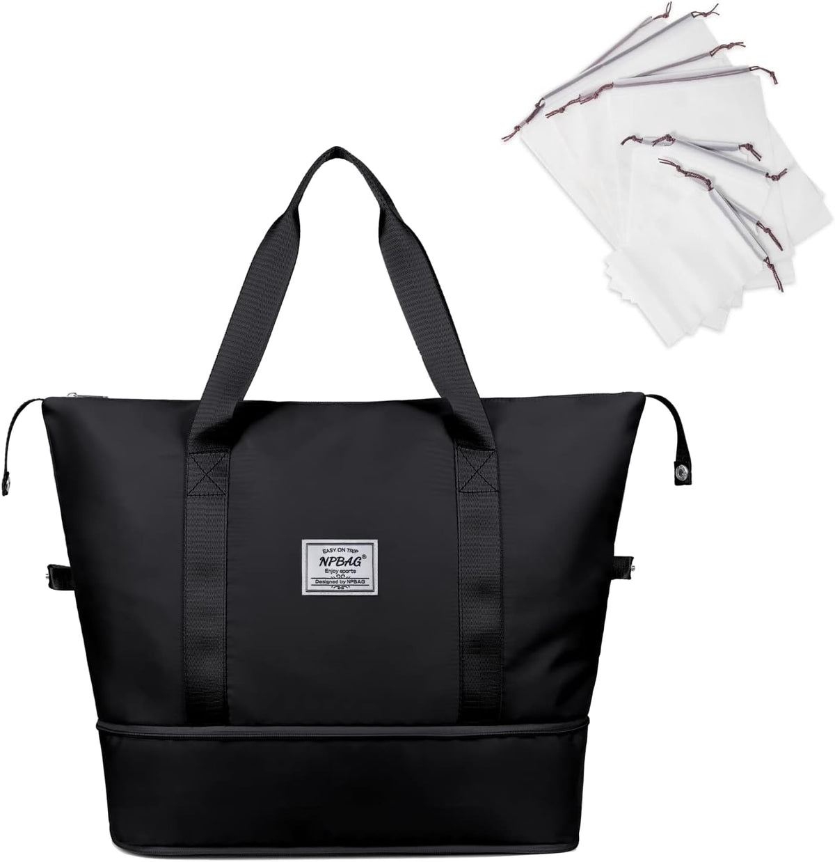 Women Travel Duffel, Multi Functional Large Expandable Weekender Carry-on Tote, Gym Workout Overnight Bag, Mommy Hospital Bag for Labor and Delivery - Colors A