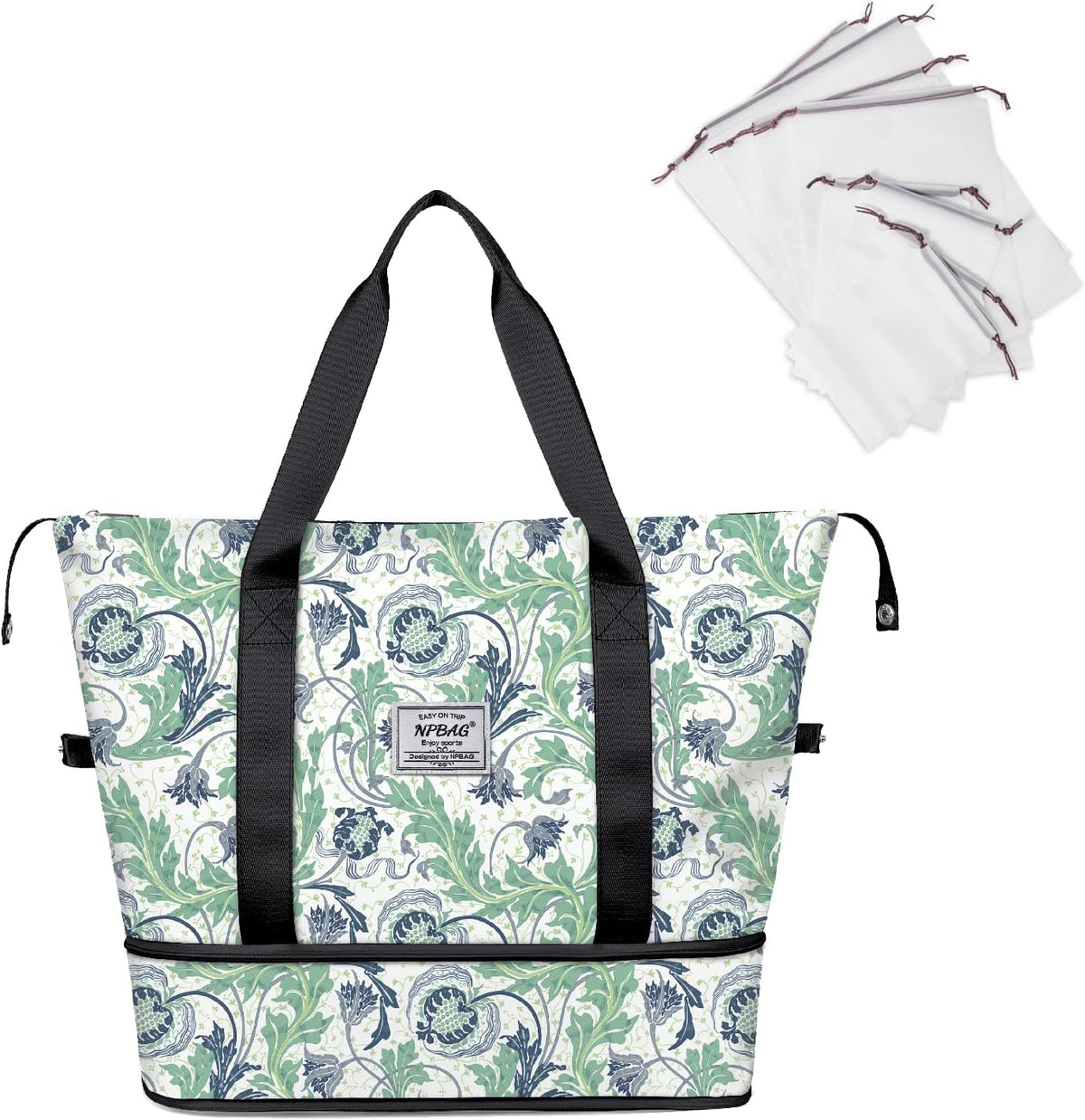 Women Travel Duffel, Multi Functional Large Expandable Weekender Carry-on Tote, Gym Workout Overnight Bag, Mommy Hospital Bag for Labor and Delivery - Colors A