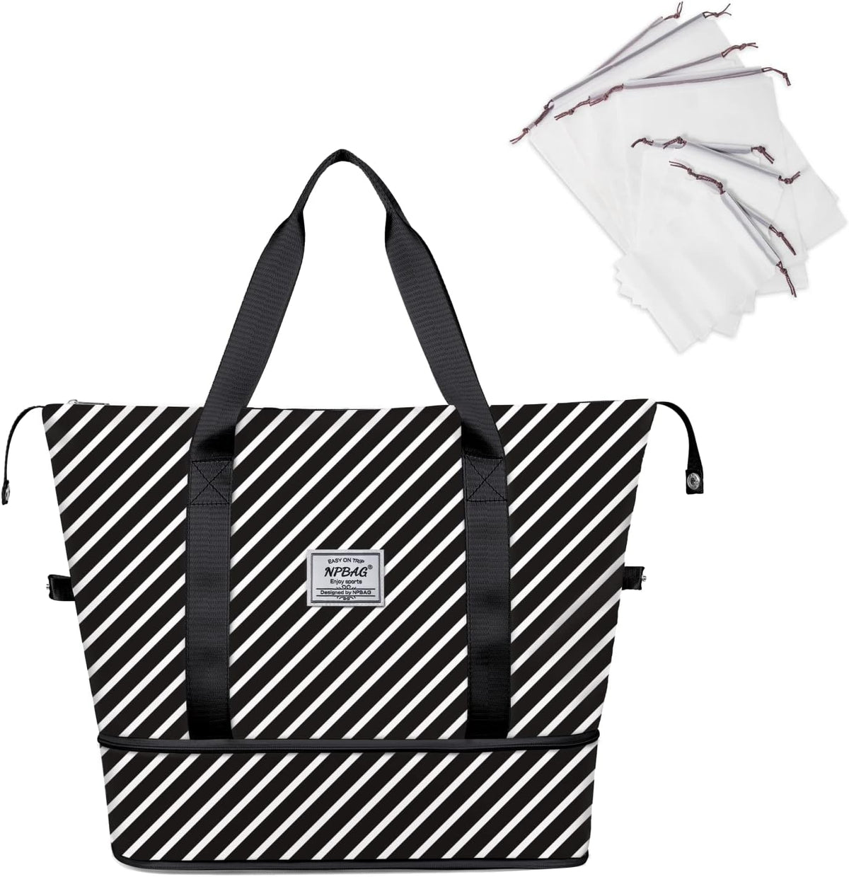 Women Travel Duffel, Multi Functional Large Expandable Weekender Carry-on Tote, Gym Workout Overnight Bag, Mommy Hospital Bag for Labor and Delivery - Colors A