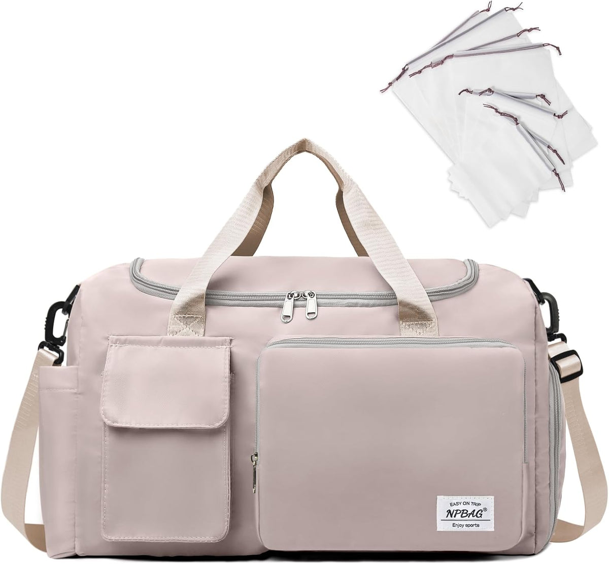 Women Travel Duffel, Multi Functional Large Expandable Weekender Carry-on Tote, Gym Workout Overnight Bag, Mommy Hospital Bag for Labor and Delivery - Colors A