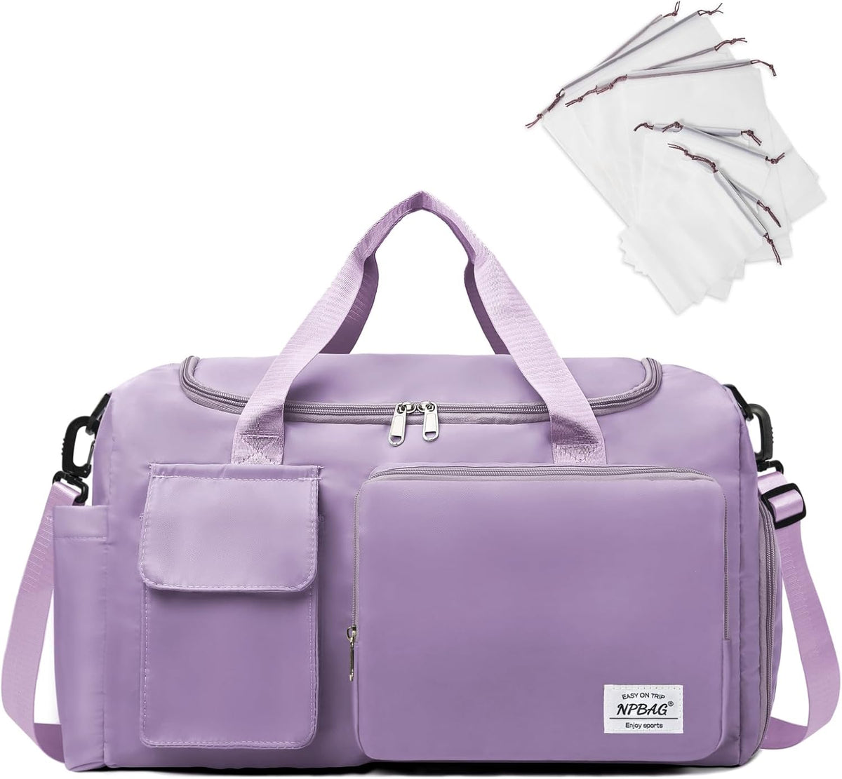 Women Travel Duffel, Multi Functional Large Expandable Weekender Carry-on Tote, Gym Workout Overnight Bag, Mommy Hospital Bag for Labor and Delivery - Colors A