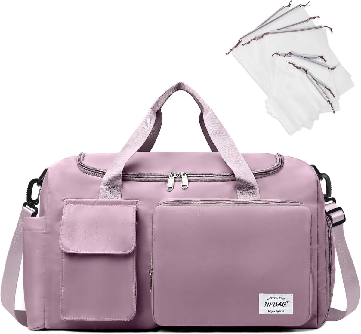 Women Travel Duffel, Multi Functional Large Expandable Weekender Carry-on Tote, Gym Workout Overnight Bag, Mommy Hospital Bag for Labor and Delivery - Colors A