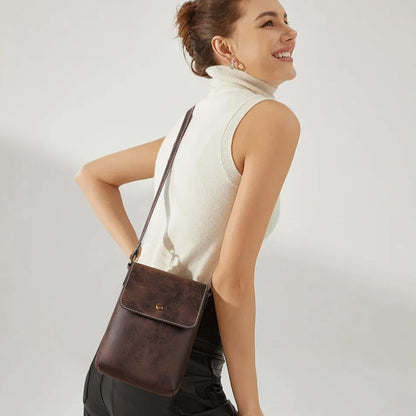 Small Cell Phone Crossbody Bag Purse for Women, PU Leather Wallet Purse…