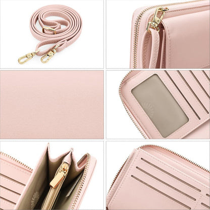 Small Cell Phone Crossbody Bag Purse for Women, PU Leather Wallet Purse…