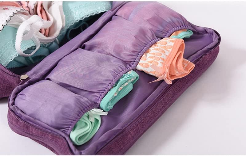 Portable Waterproof Underwear Storage Bag Travel Bra Organizer Lingerie Socks Toiletry Bag Layer Cosmetic Pouch for Women Men