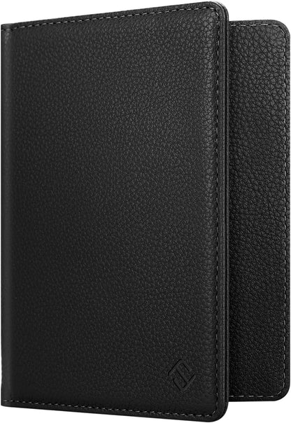 Passport Holder, Slim Travel Wallet RFID Blocking Card Case Cover | Passport Cover Protector Essentials with Credit Card Slots, For Women/Men