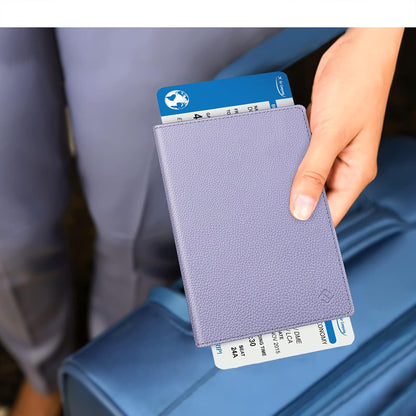 Passport Holder, Slim Travel Wallet RFID Blocking Card Case Cover | Passport Cover Protector Essentials with Credit Card Slots, For Women/Men