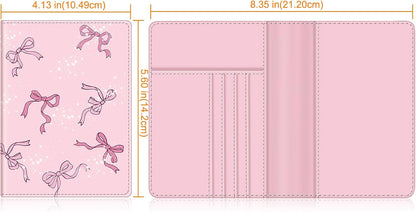 Passport Holder, Slim Travel Wallet RFID Blocking Card Case Cover | Passport Cover Protector Essentials with Credit Card Slots, For Women/Men