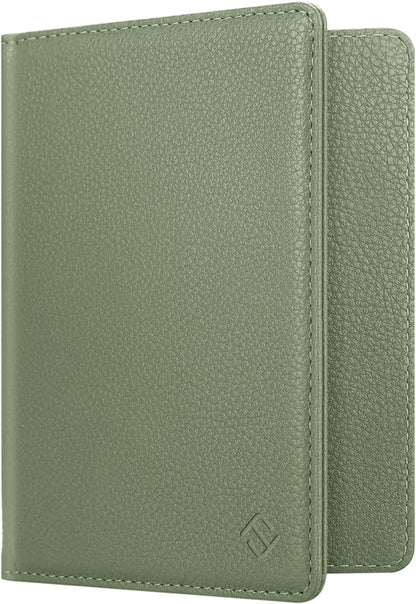 Passport Holder, Slim Travel Wallet RFID Blocking Card Case Cover | Passport Cover Protector Essentials with Credit Card Slots, For Women/Men
