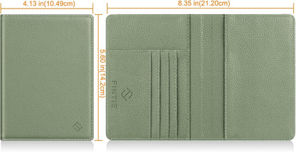 Passport Holder, Slim Travel Wallet RFID Blocking Card Case Cover | Passport Cover Protector Essentials with Credit Card Slots, For Women/Men