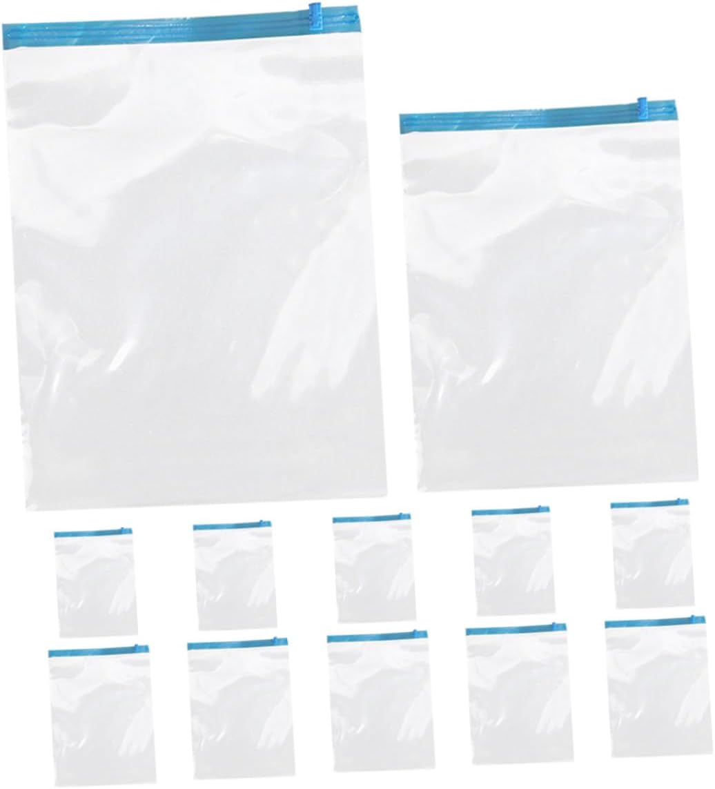 12pcs Hand Roll up Vacuum Compression Bags 35x50 40x60cm Pa+pe 7-layer Space Saver Bags for Travel Luggage Clothing Storage