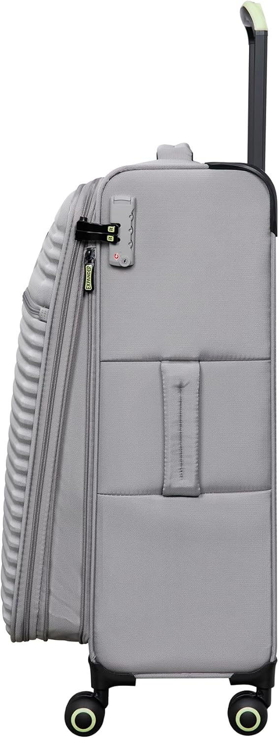 Circulator 22" Softside Carry-On 8 Wheel Expandable Spinner, Hedge Green