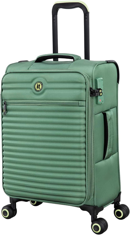 Circulator 22" Softside Carry-On 8 Wheel Expandable Spinner, Hedge Green