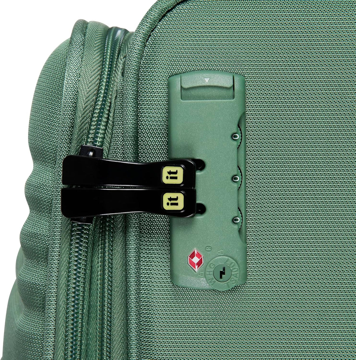 Circulator 22" Softside Carry-On 8 Wheel Expandable Spinner, Hedge Green
