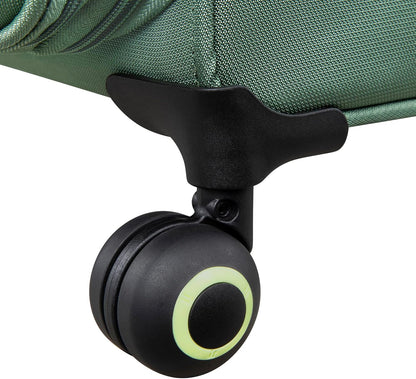 Circulator 22" Softside Carry-On 8 Wheel Expandable Spinner, Hedge Green