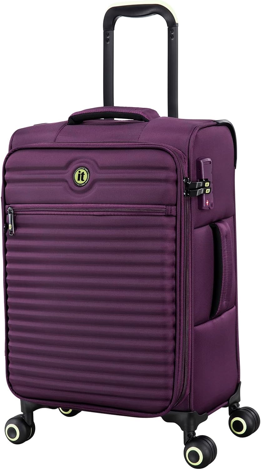 Circulator 22" Softside Carry-On 8 Wheel Expandable Spinner, Hedge Green