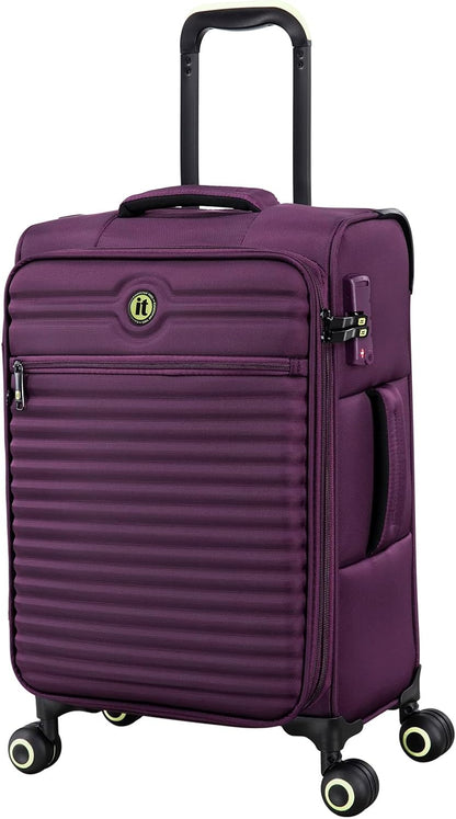 Circulator 22" Softside Carry-On 8 Wheel Expandable Spinner, Hedge Green