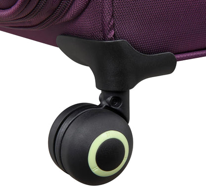 Circulator 22" Softside Carry-On 8 Wheel Expandable Spinner, Hedge Green