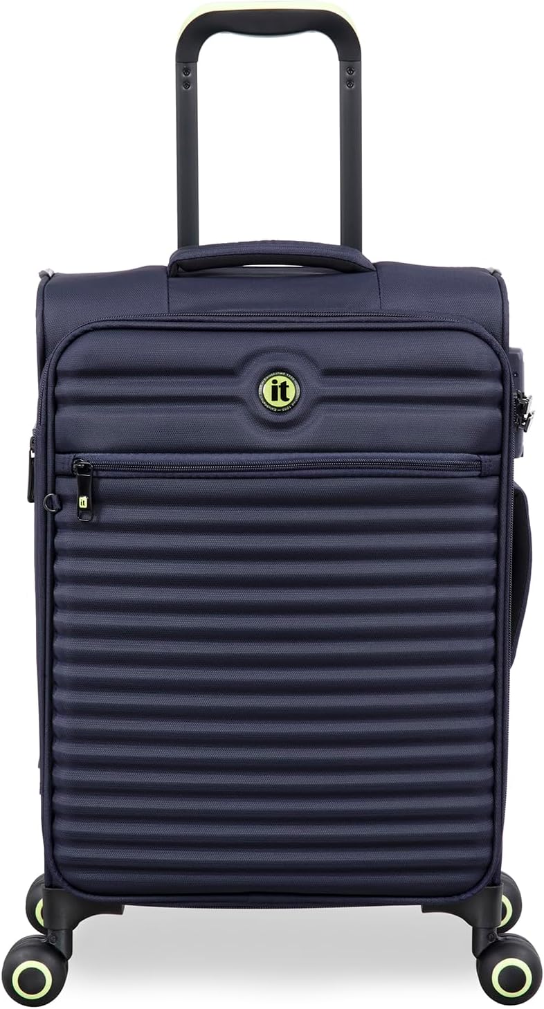 Circulator 22" Softside Carry-On 8 Wheel Expandable Spinner, Hedge Green