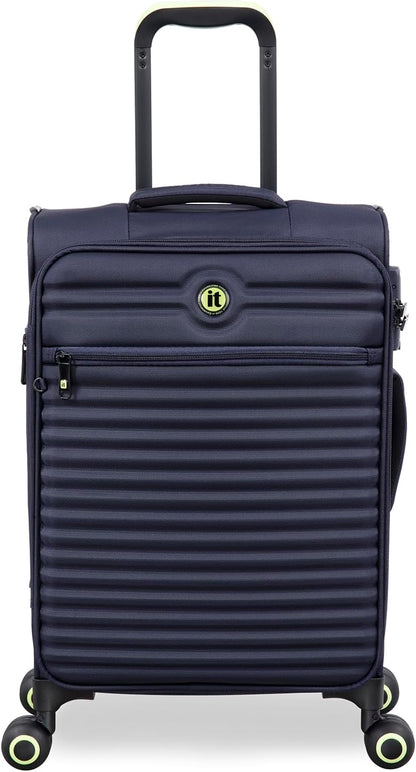 Circulator 22" Softside Carry-On 8 Wheel Expandable Spinner, Hedge Green