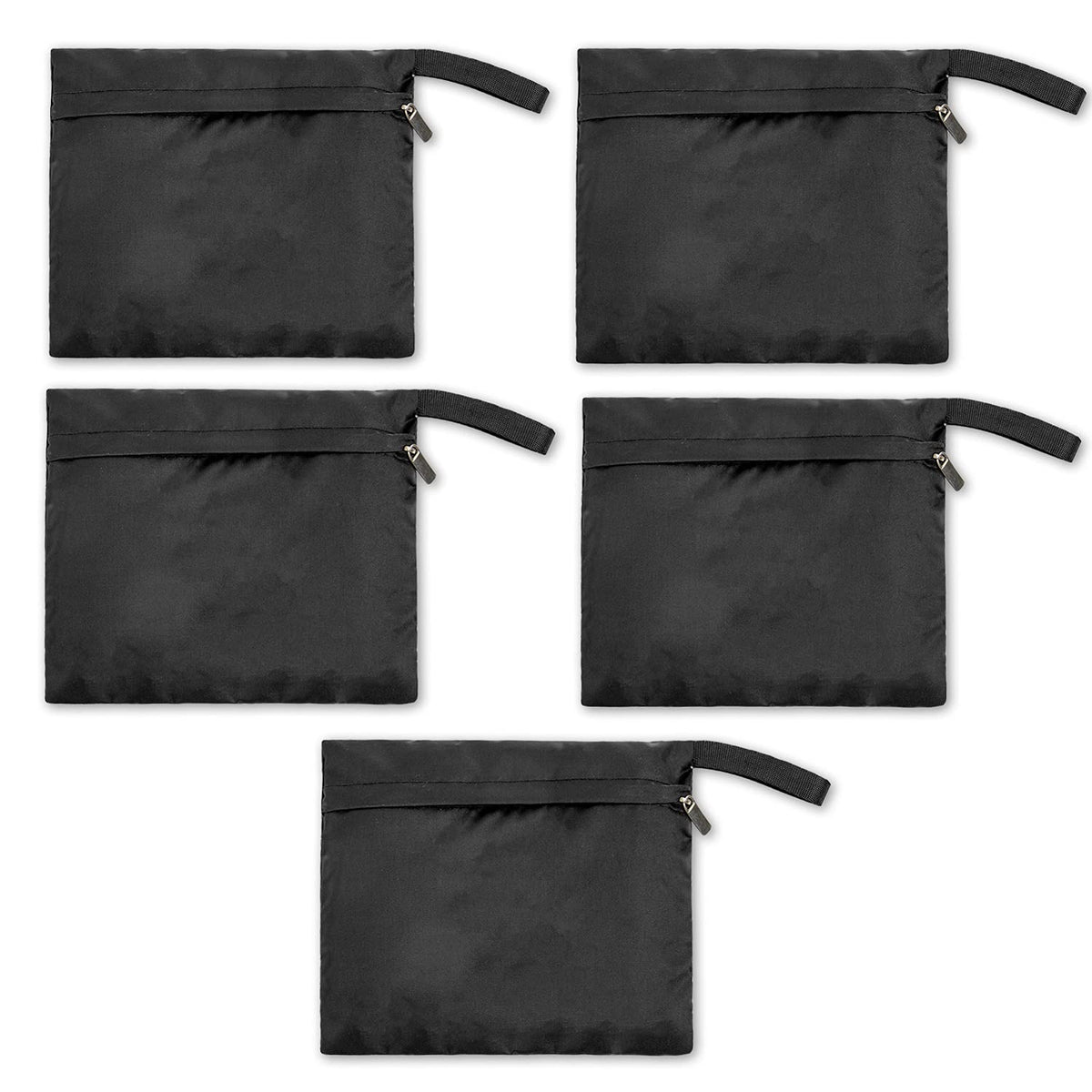 Small Wet Bag Mini Wet Bag Period Bag Black for Private Secret Waterproof Reusable for Girls Women Multi Use for Mama Cloth/Menstrual Pads/Sanity Cups/Breast Pads/Make Up Remover Pads