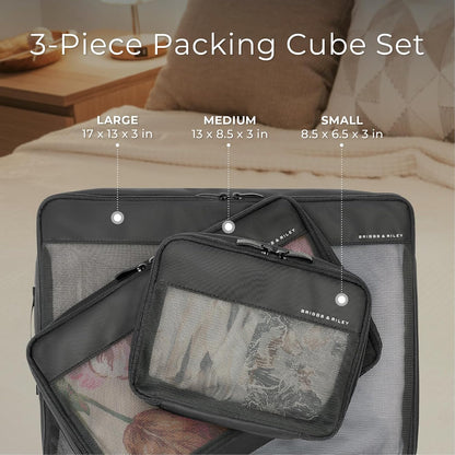 Briggs & Riley Travel Essentials Check In Compression Packing Cube Set
