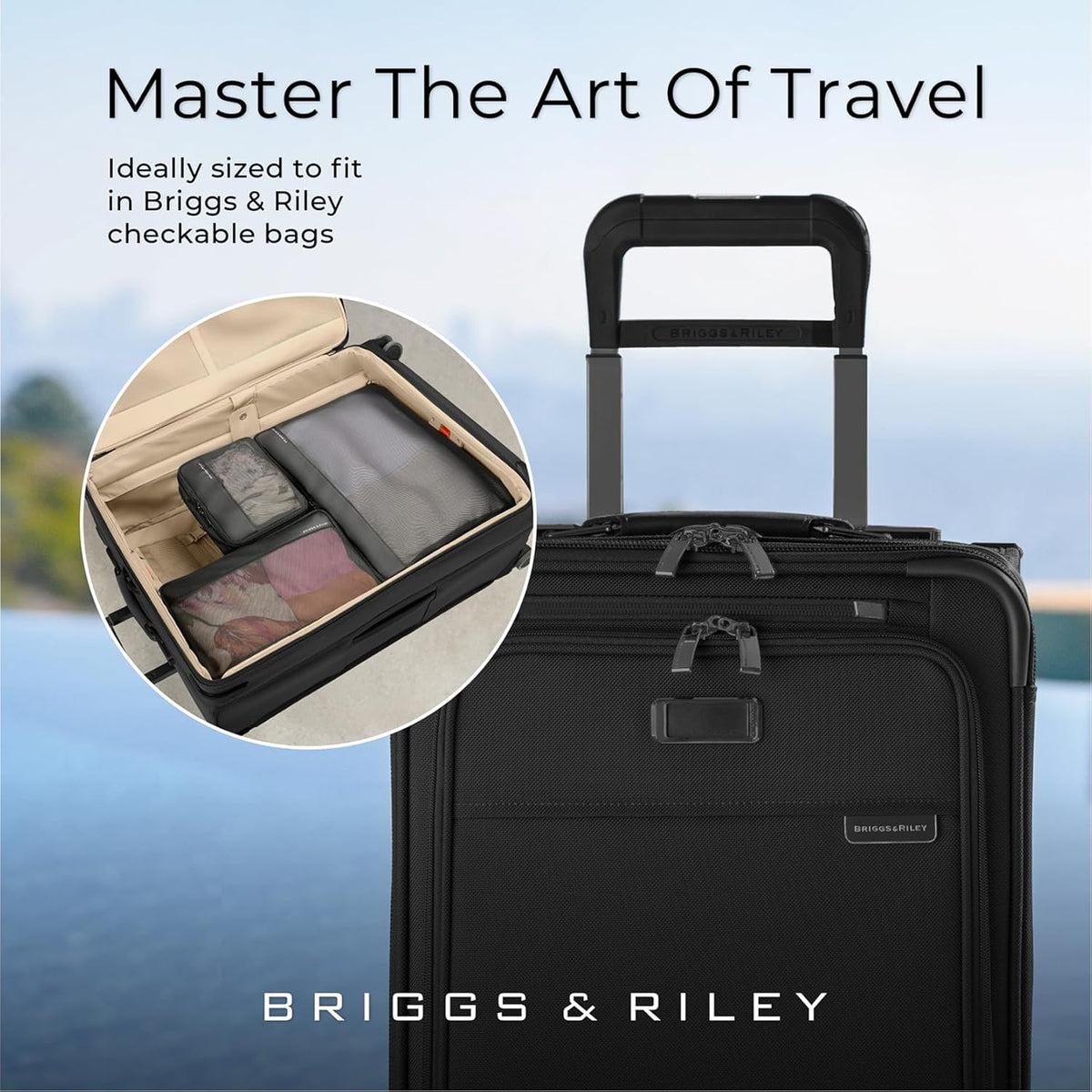 Briggs & Riley Travel Essentials Check In Compression Packing Cube Set