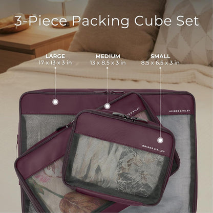 Briggs & Riley Travel Essentials Check In Compression Packing Cube Set