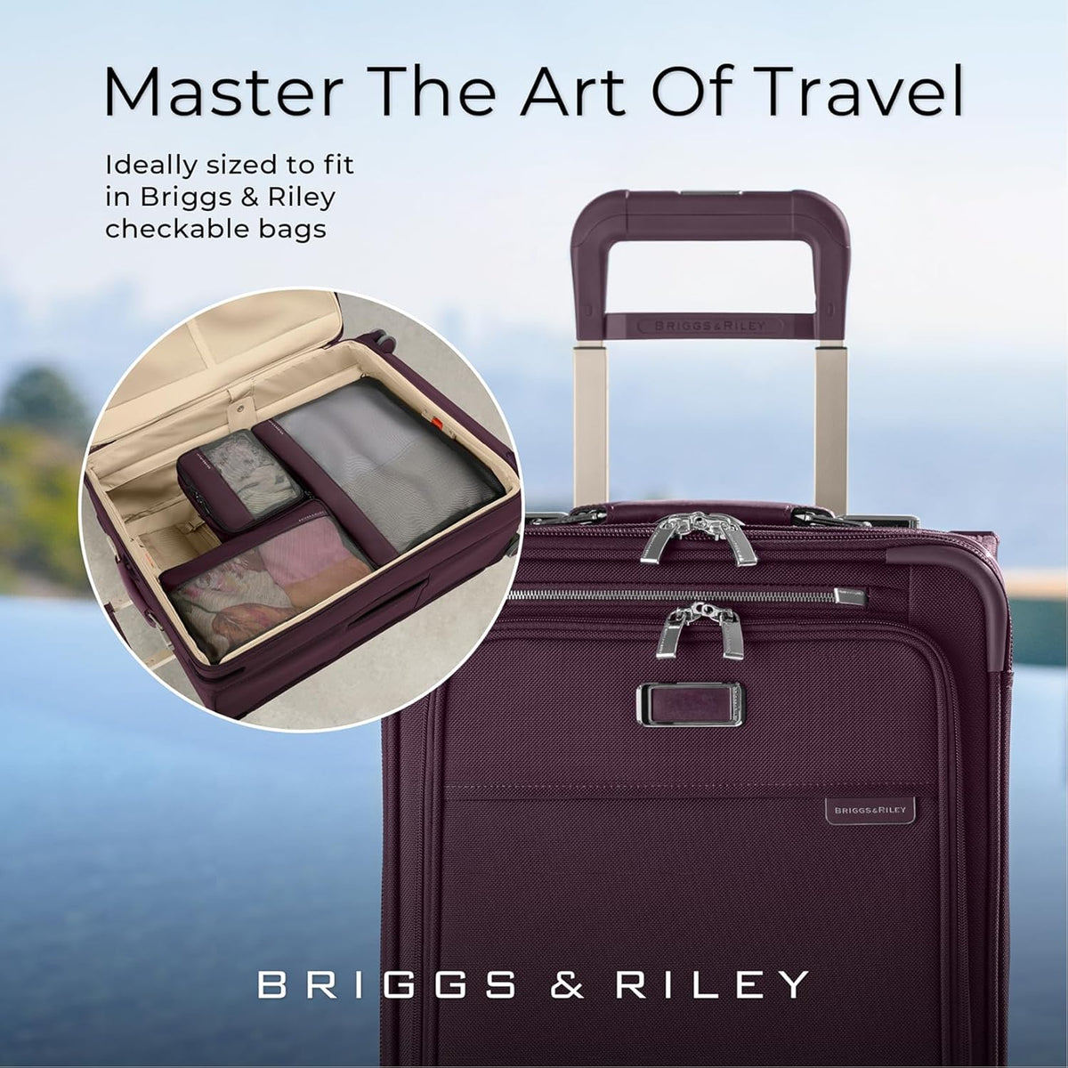 Briggs & Riley Travel Essentials Check In Compression Packing Cube Set