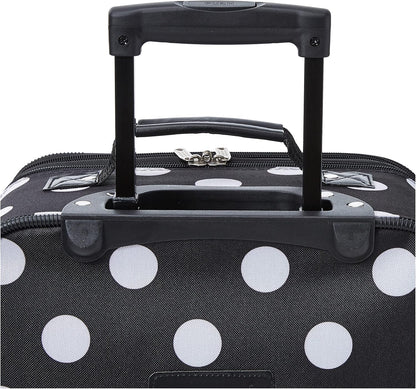 Fashion Softside Upright Luggage Set, Expandable, Wheel, Telescopic Handle,Turquoise, (14/19) - Colors A