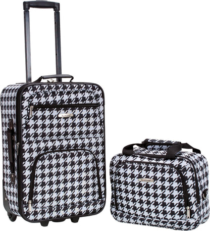 Fashion Softside Upright Luggage Set, Expandable, Wheel, Telescopic Handle,Turquoise, (14/19) - Colors A
