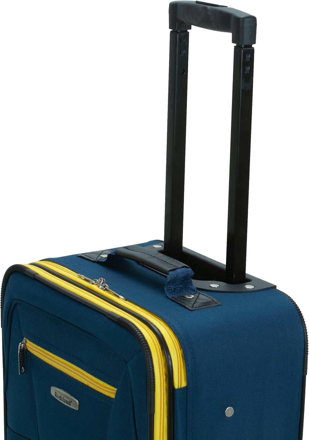 Fashion Softside Upright Luggage Set, Expandable, Wheel, Telescopic Handle,Turquoise, (14/19) - Colors A