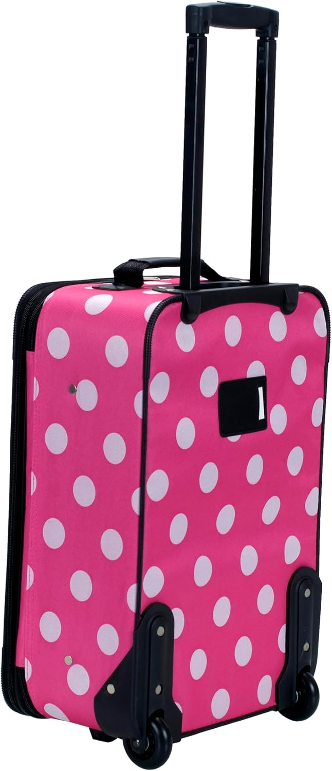 Fashion Softside Upright Luggage Set, Expandable, Wheel, Telescopic Handle,Turquoise, (14/19) - Colors A