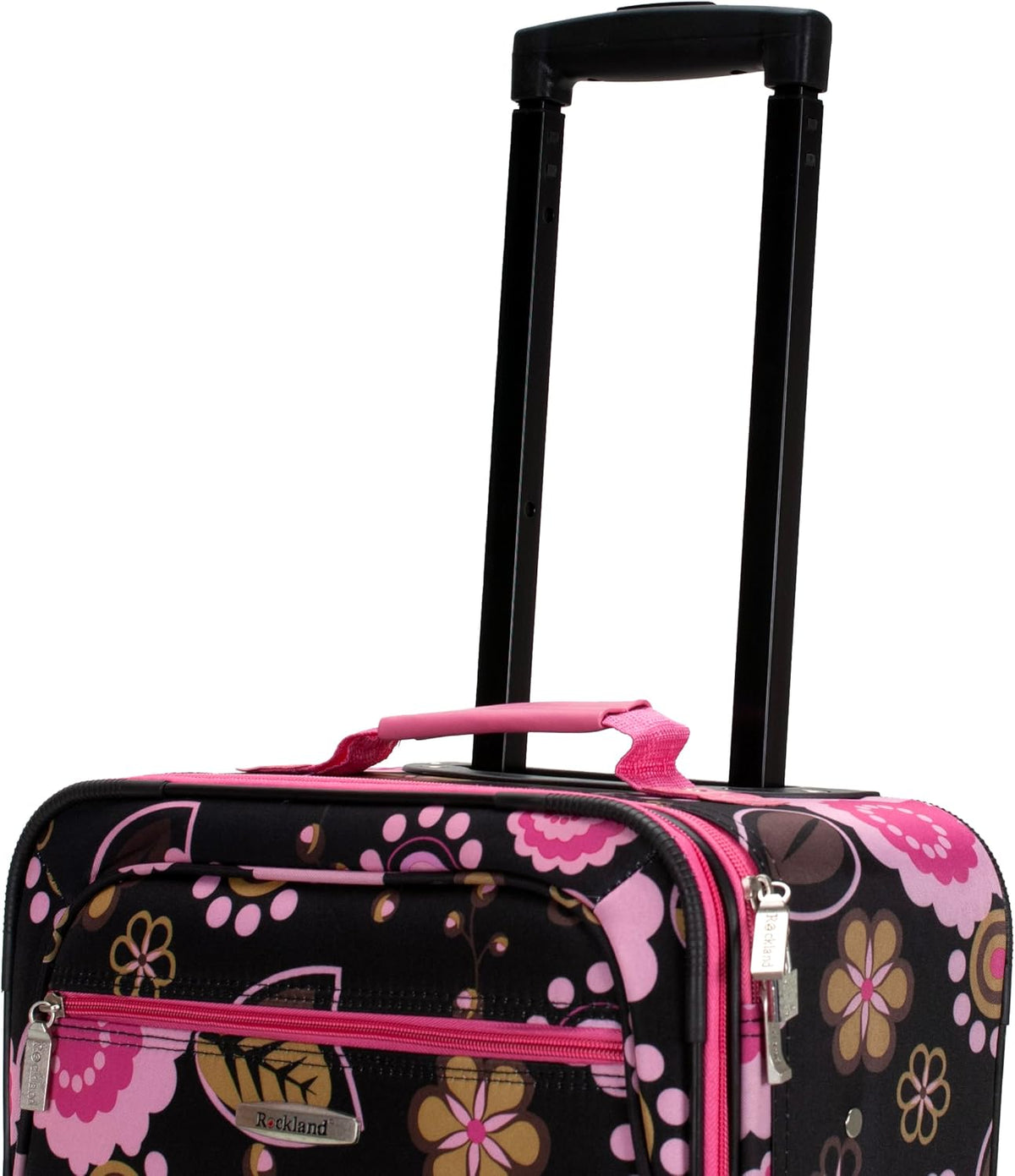 Fashion Softside Upright Luggage Set, Expandable, Wheel, Telescopic Handle,Turquoise, (14/19) - Colors A